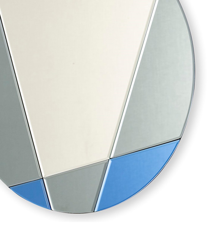 Espejo ovalado moderno 60x50 E-870