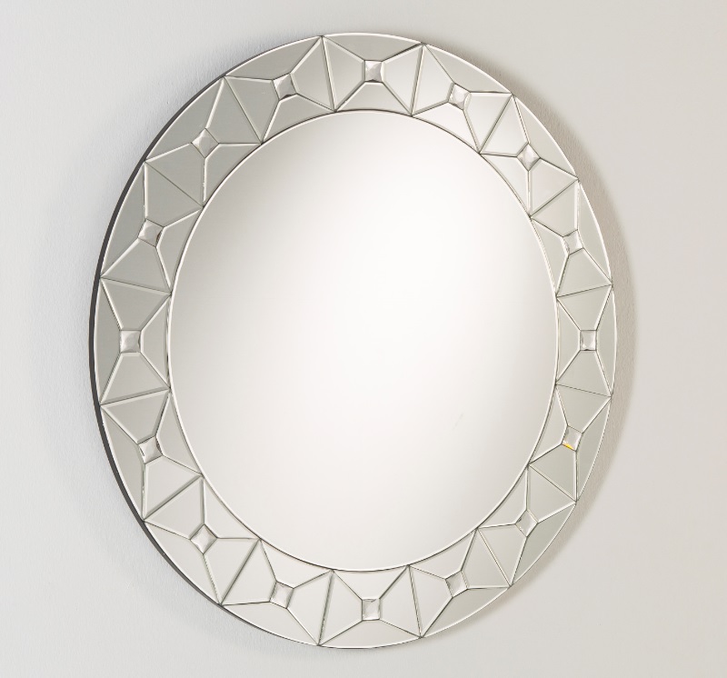 Espejo redondo decorado 90 cm E-886