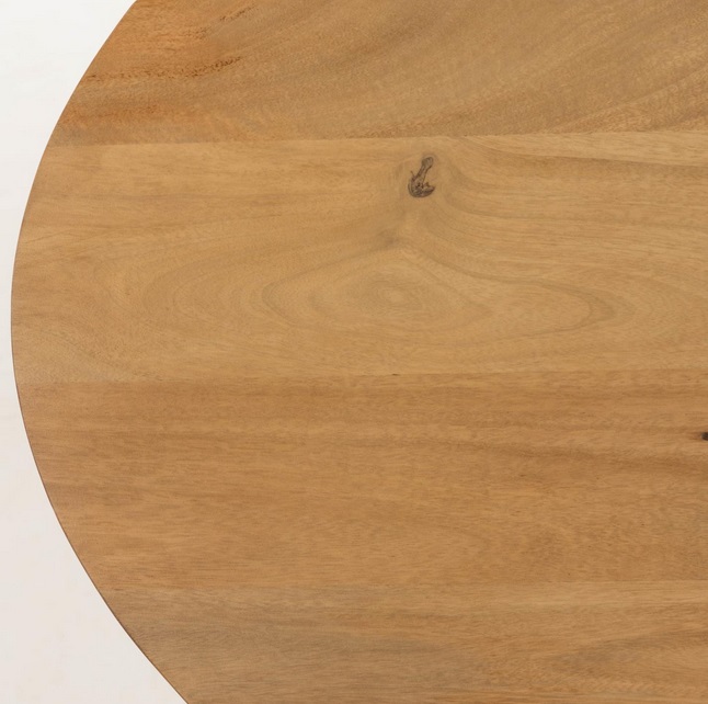 Mesa Art oval madera natural 200x110