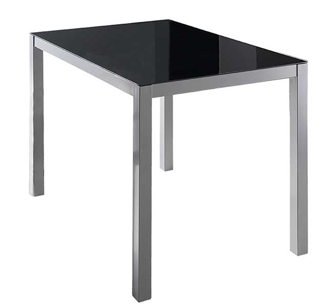 Mesa de cocina Tavira cristal negro 110x75 cm