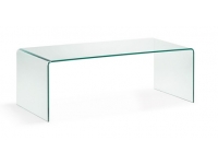 Set 2 mesas de centro cristal templado