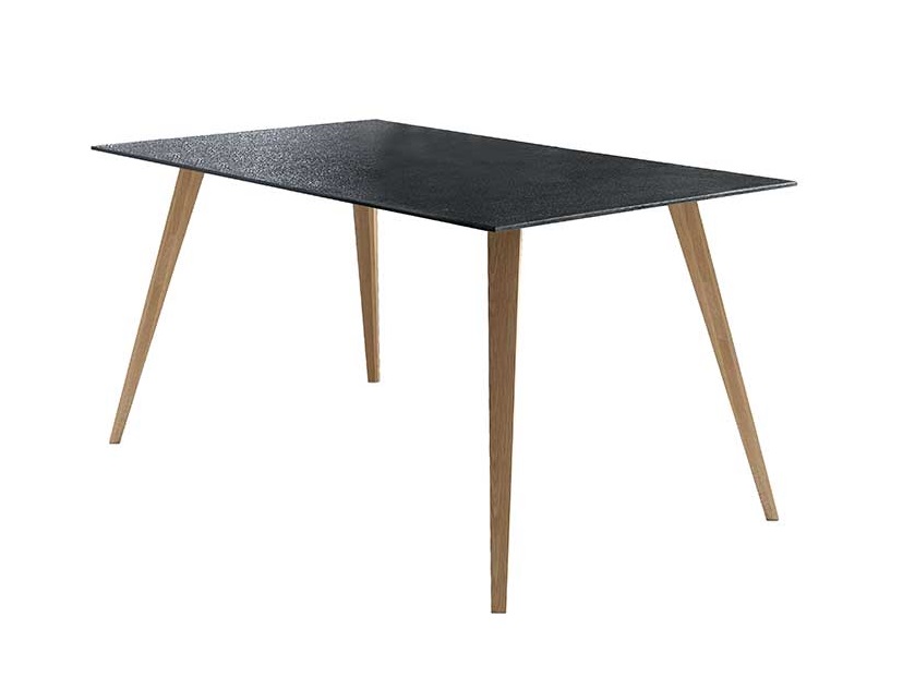 Mesa de comedor Boreal granito roble 160x90 PI-024 - www.regaldekor.com