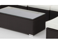 Modular rattan chocolate Puerto Rico chill out