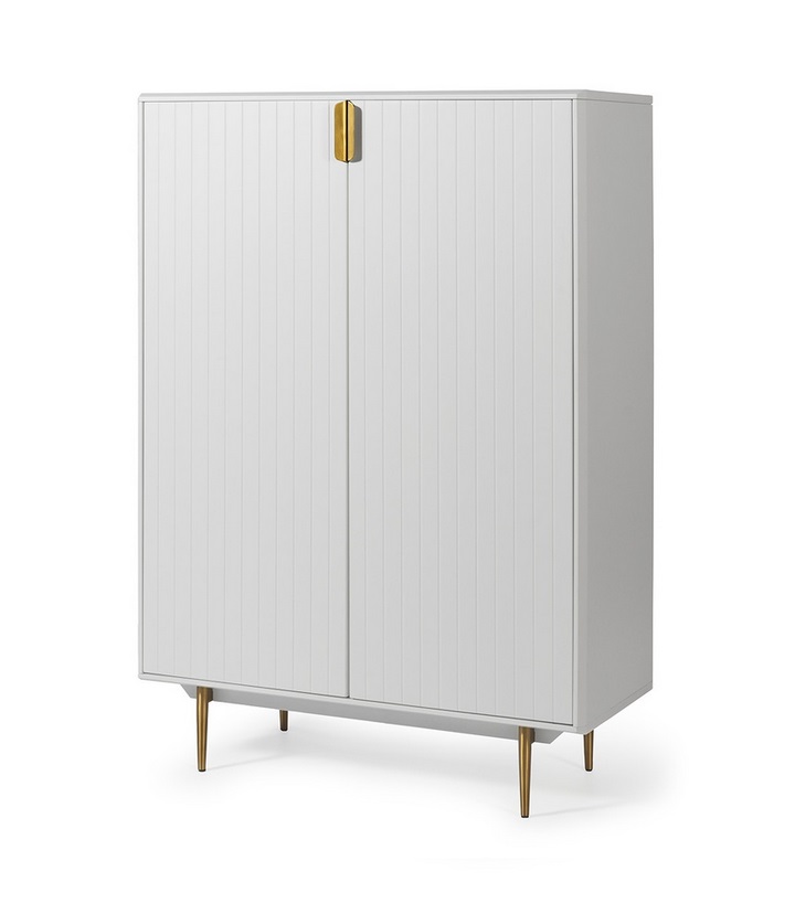 Aparador alto mueble cubo Candem blanco MC-181