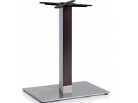 Base inox columna wengue 60x40cm