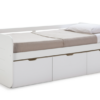 ﻿﻿Cama con cajones Abbott blanco 90x190cm