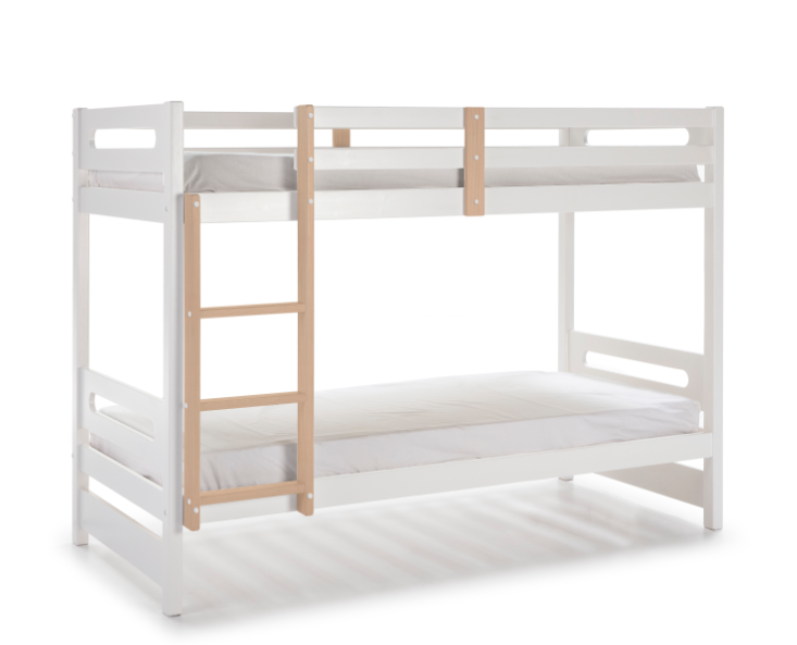 Cama litera Sami blanco 90x190