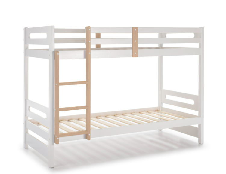 Cama litera Sami blanco 90x190