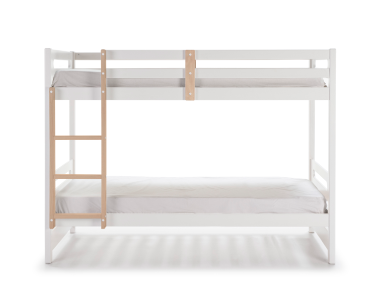 Cama litera Sami blanco 90x190