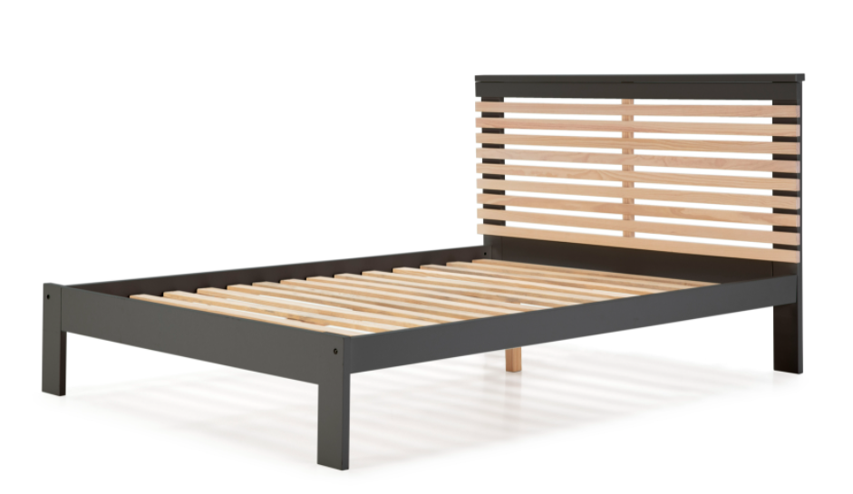 Cama Vectra DM/PINO antracita 140x190 cm