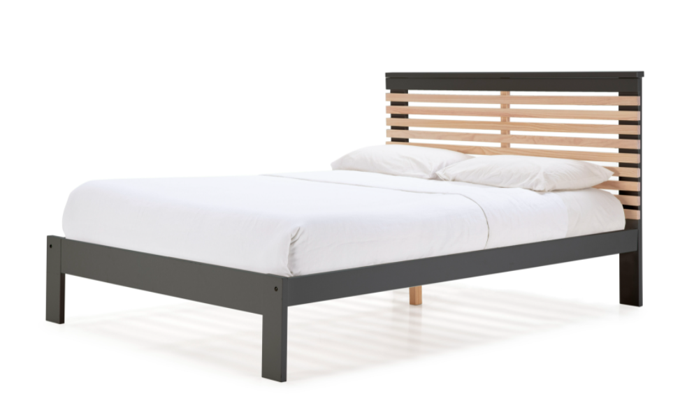 Cama Vectra DM/PINO antracita 140x190 cm