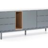 Corvo aparador gris perla 180x76