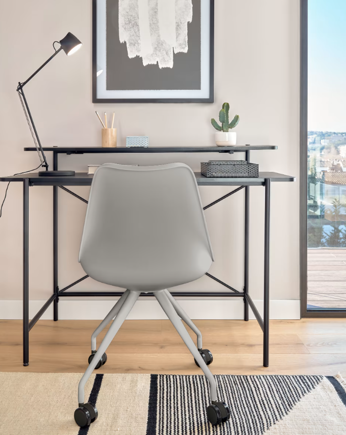 Silla tower office gris