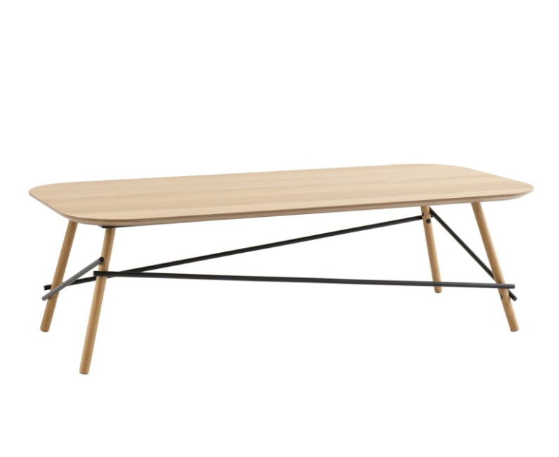 Mesa de centro Ernest madera roble 120x60 cm