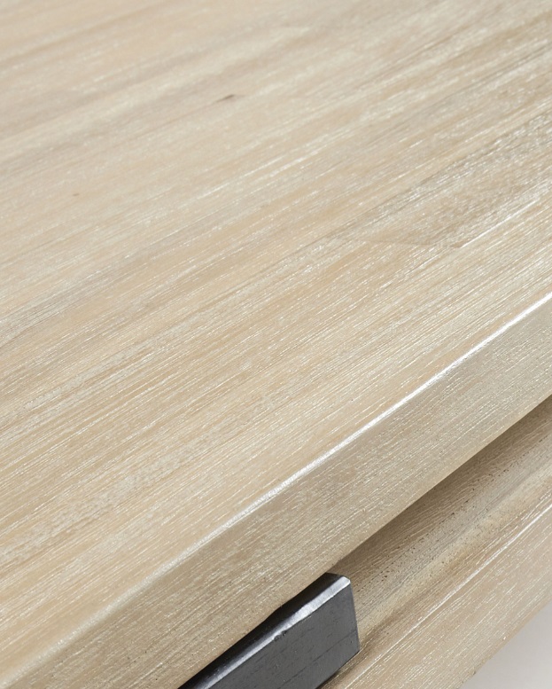 Mesa de centro Budapest madera maciza de acacia 125x70 cm