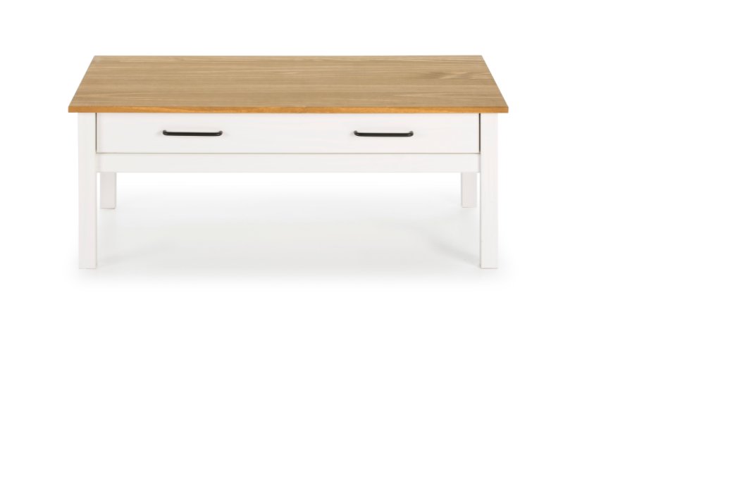 Mesa centro Miranda madera blanco 100 cm