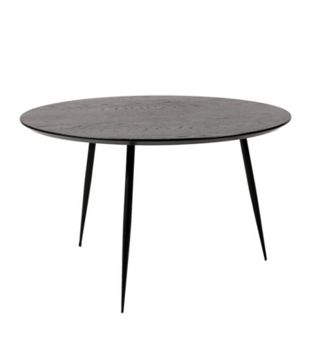 Mesa de centro Scott negra y metal negro 80cm