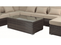 Mesa centro rattan Garbi 120x70 cm