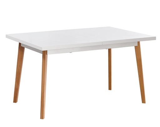 Mesa extensible SEUL blanca 90x75cm (140cm-180cm)