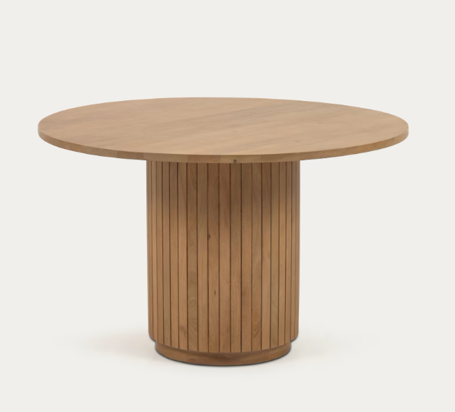 Mesa de comedor London madera maciza de mango 120cm