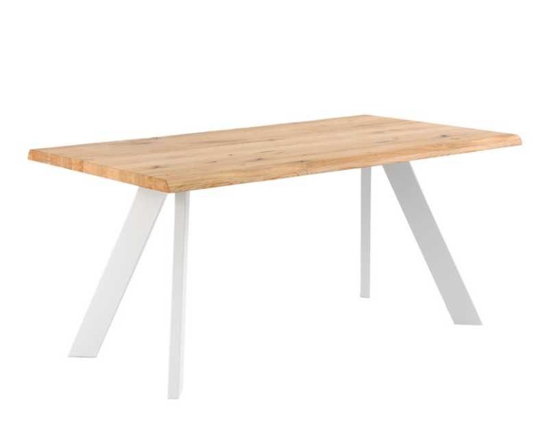 Mesa de comedor Lucia madera roble blanco 200cm