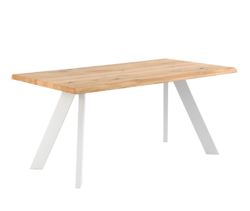 Mesa de comedor Lucia madera roble blanco 220cm