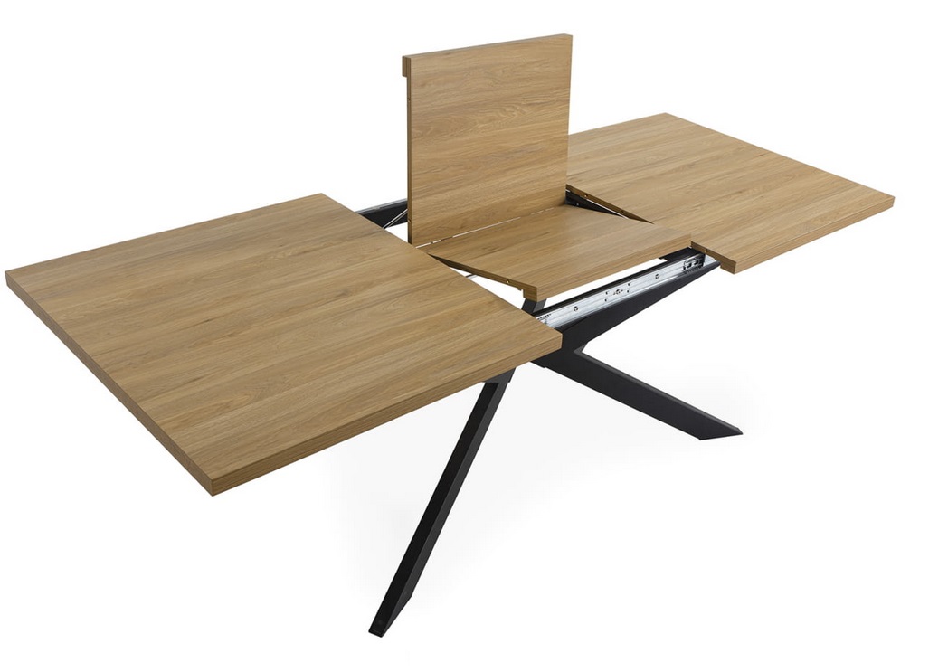 Mesa de comedor roble extensible 180-240X100 DT-251