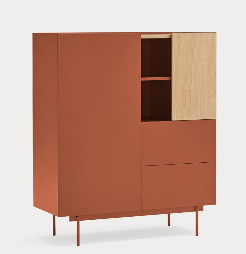 Mueble auxiliar OTTO teja roble 100x40cm