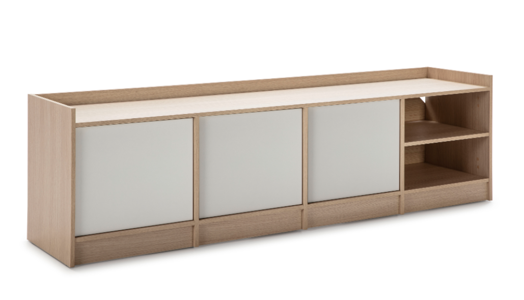 Mueble TV Antara roble blanco