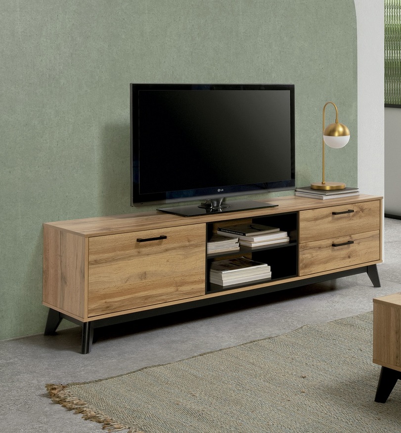 Mueble TV roble dakota 180cm TV-244