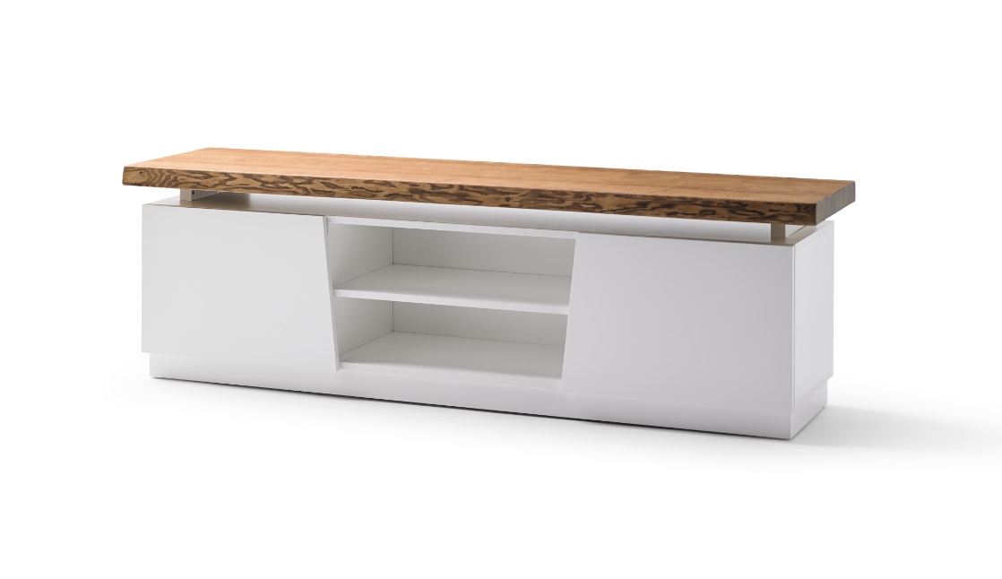 Mueble TV Brooklyn blanco mate 190 cm