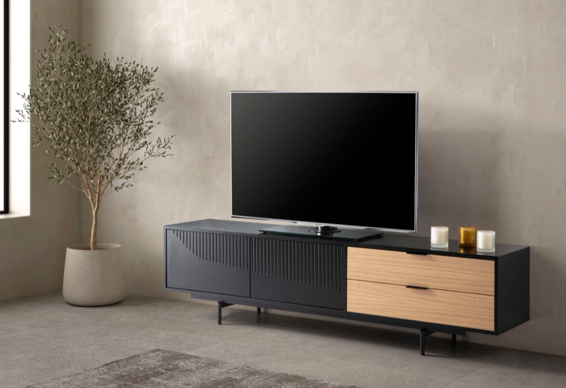 Mueble TV Padme DM negro roble