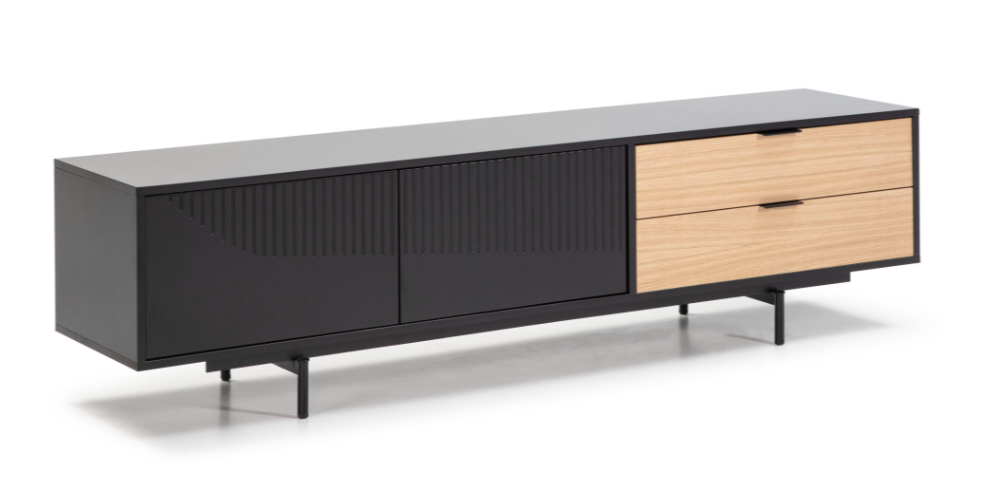 Mueble TV Padme DM negro roble