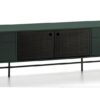 Mueble TV industrial Punto metal verde 180 cm