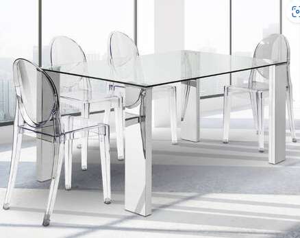 Mesa comedor mod. Salino metal 150x90x76cm