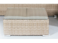 Set lounge rattan color natural Vanua