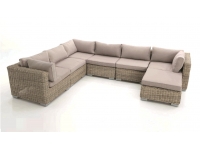 Modular medio Java rattan natural