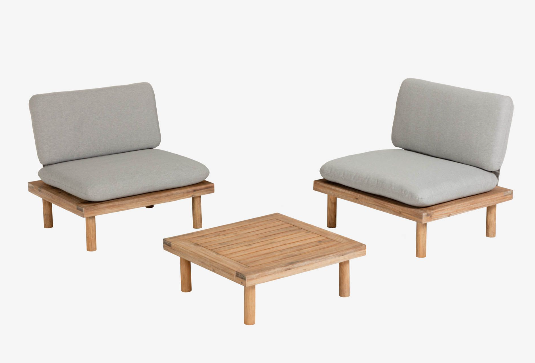 Set Santorini de 2 sillones y 1 mesa