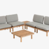 Set Santorini de 4 sillones y 2 mesas