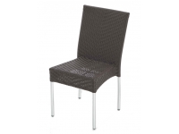 Silla aluminio rattan moka Yuca