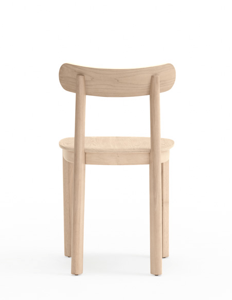 Silla Nara fresno natural claro