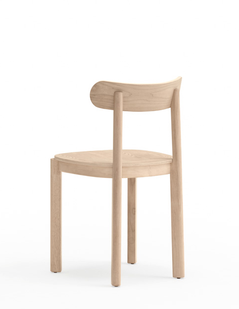 Silla Nara fresno natural claro