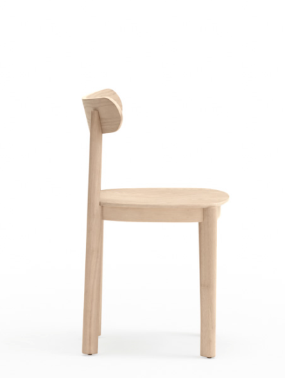 Silla Nara fresno natural claro