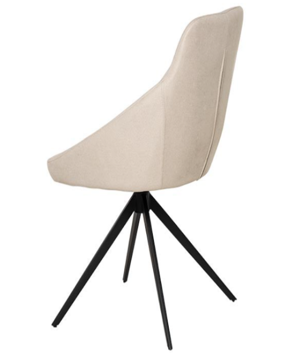 Silla Celia giratoria 180º beige