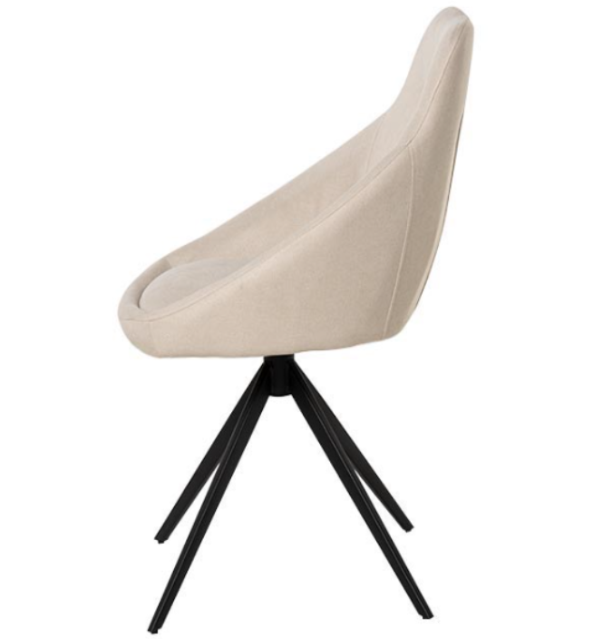 Silla Celia giratoria 180º beige