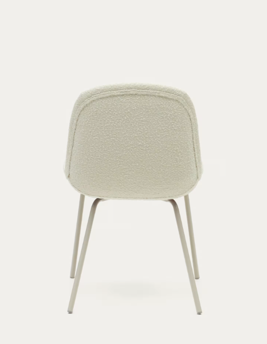 Silla de diseño Fina borreguito blanco