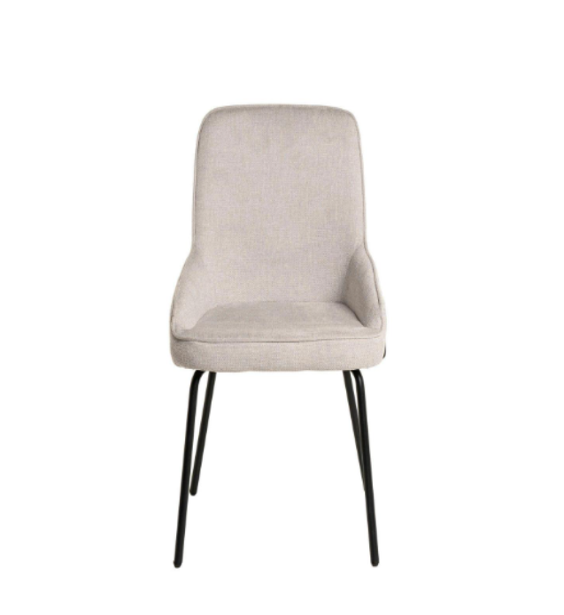 Silla Gwen tapizado beige