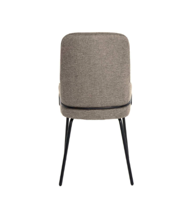 Silla Gwen tapizado taupe