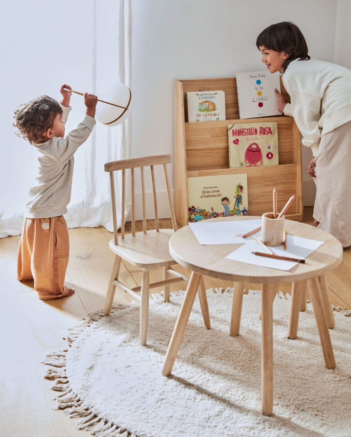 Silla windsor kids madera natural