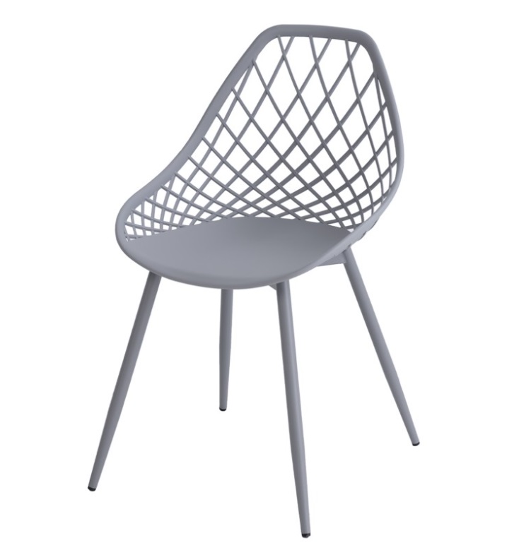 Silla Josie polipropileno gris